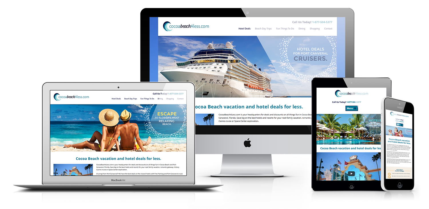 Web Design - Cocoa Beach 4 Less