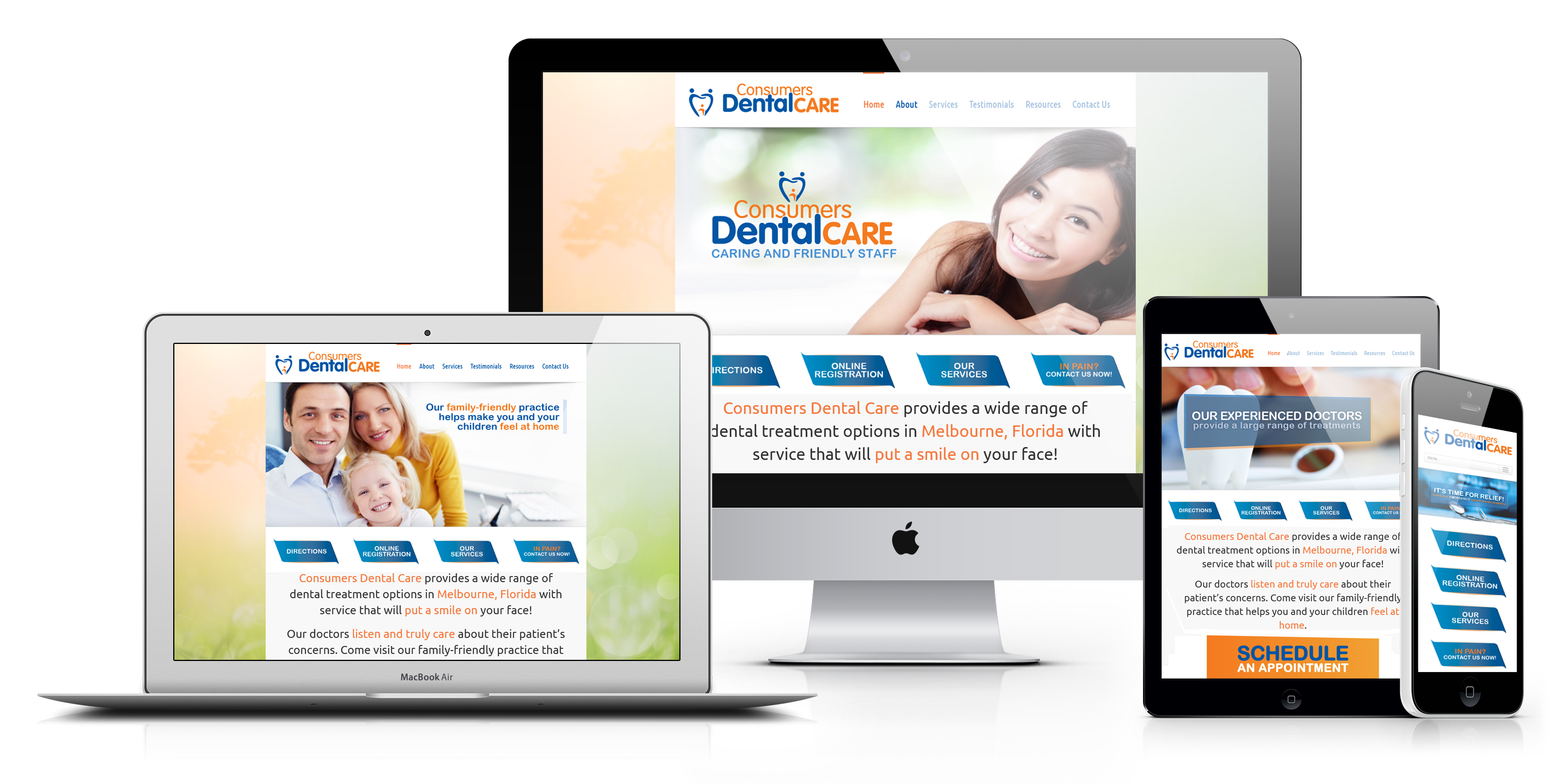 Web Design - Consumer Dental