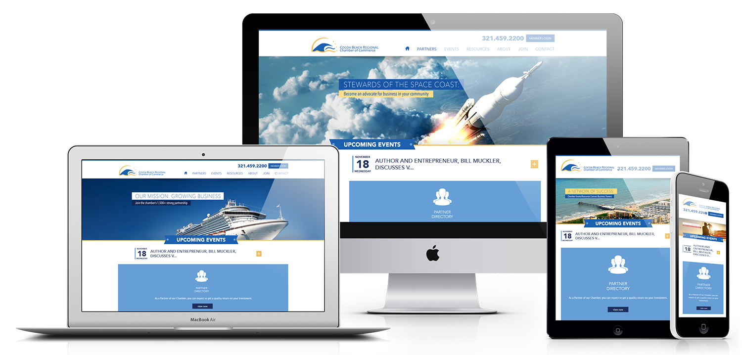 Web Design - Cocoa Beach Regional Chamber of Commerce