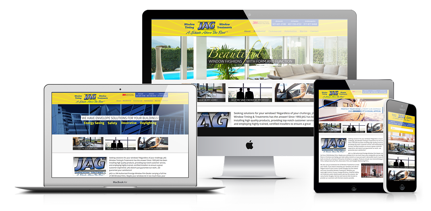 Web Design - JAG Window Tinting