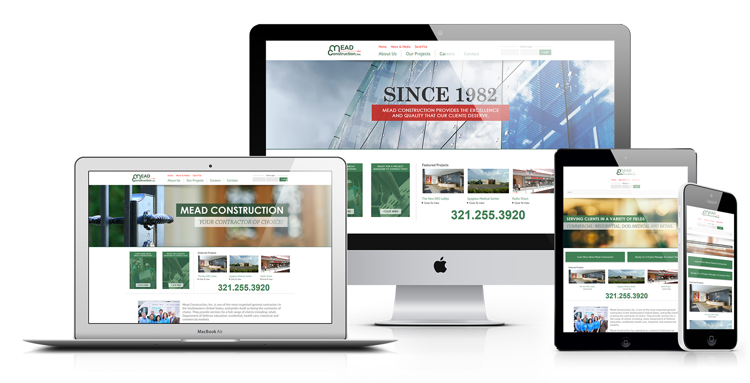 Web Design - Mead Construction