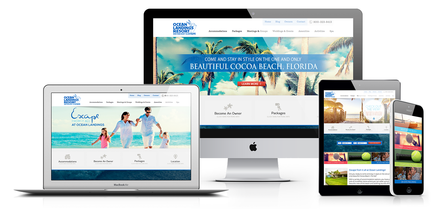 Web Design - Ocean Landings