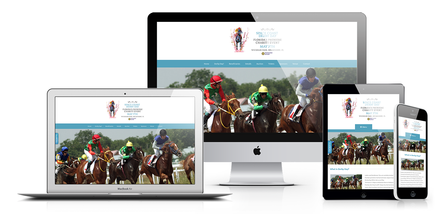 Web Design - Space Coast Derby Day