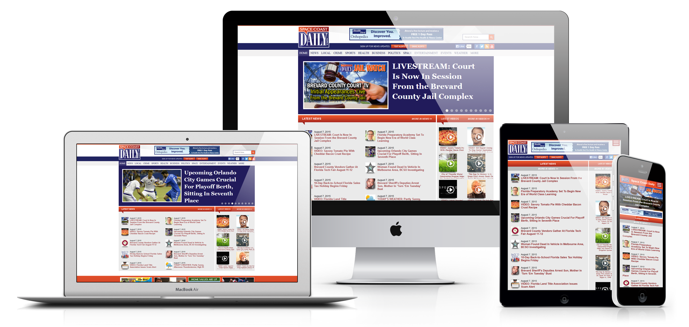 Web Design - Space Coast Daily