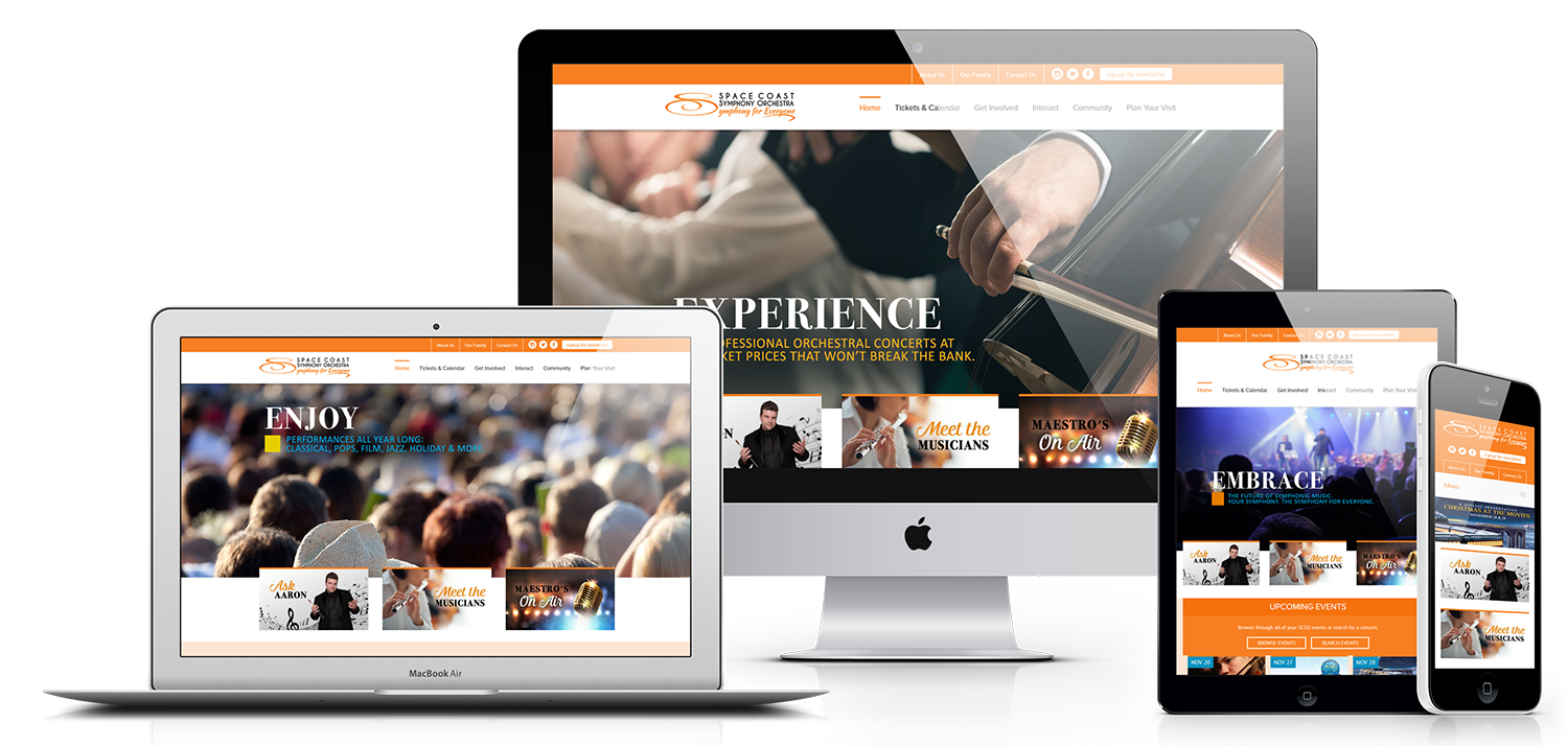 Web Design - Space Coast Symphony Orchestra