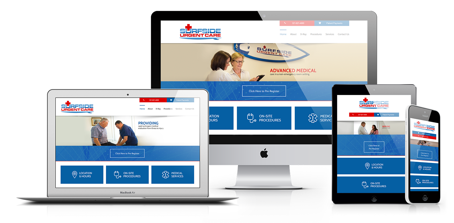 Web Design - Surfside Urgent Care