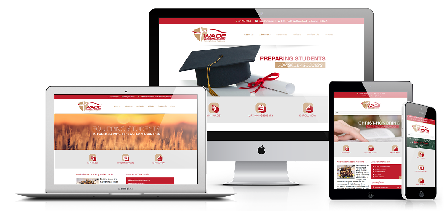 Web Design - Wade Christian Academy