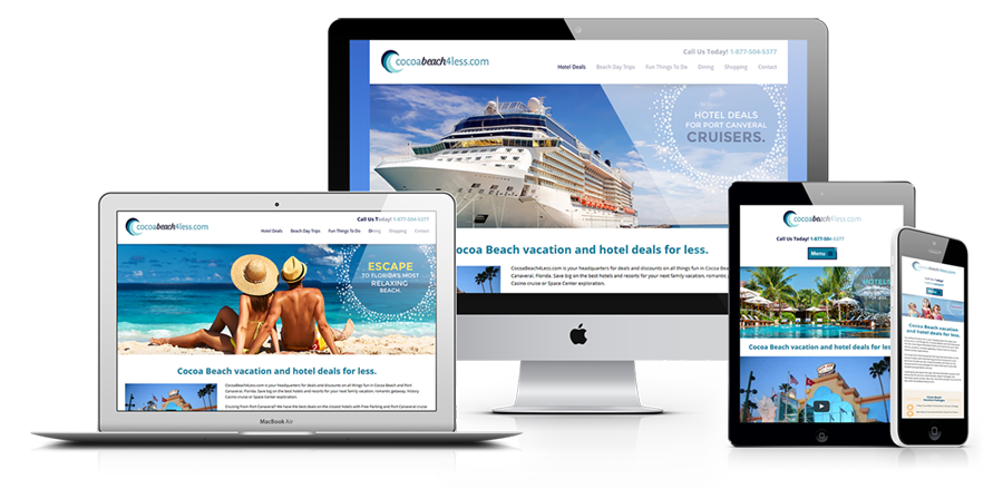 Web Design - Cocoa Beach 4 Less