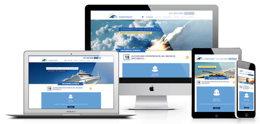 Web Design - Cocoa Beach Regional Chamber of Commerce
