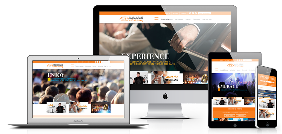 Web Design - Space Coast Symphony Orchestra