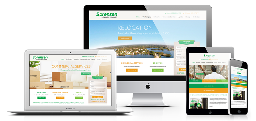 Web Design - Sorensen Moving & Storage