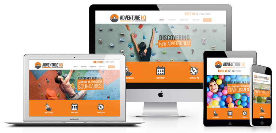 Web Design - Adventure HQ