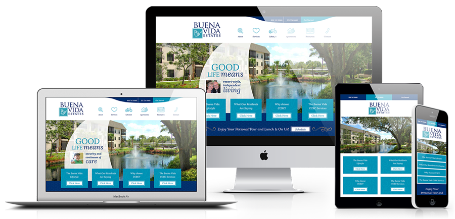 Web Design - Buena Vida Estates
