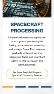 Space Prep Mobile Website Example