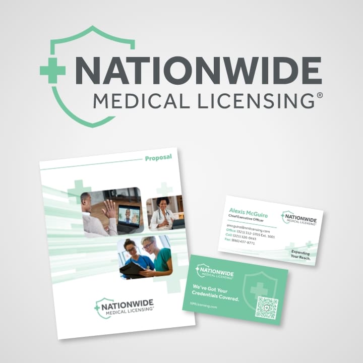 Nationwide Medical Licensing Branding Examples